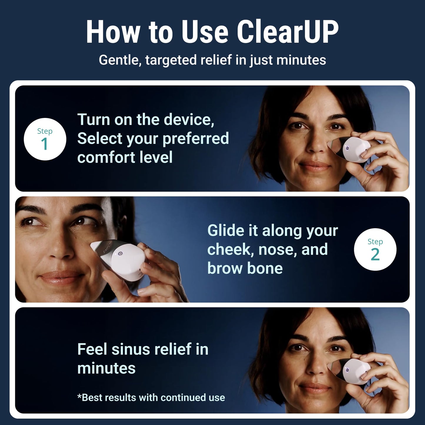 ClearUP 2.0 Sinus Pain & Congestion Relief